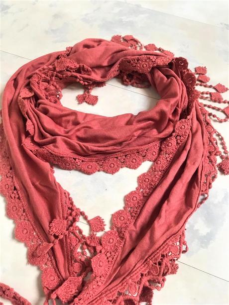 Bavlnená šatka na krk, l