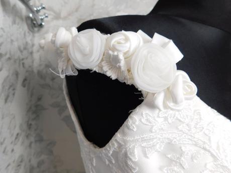 Luxusne nadherne svadobne saty(komplet), 38