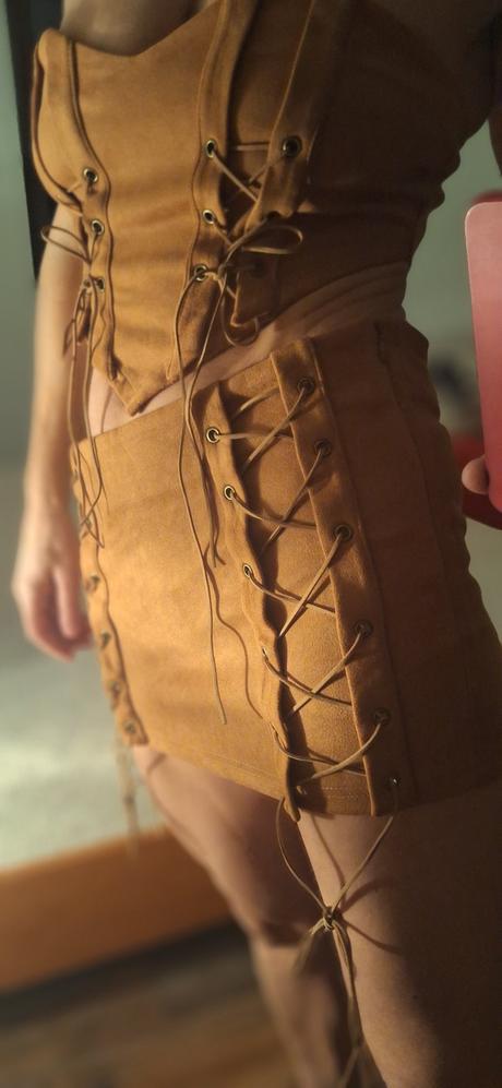 Komplet sukna + korzet top suprava indian styl, m