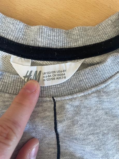 Mikinove tricko, h&m,128