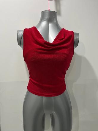 Top s vodopadovym vystrihom, m