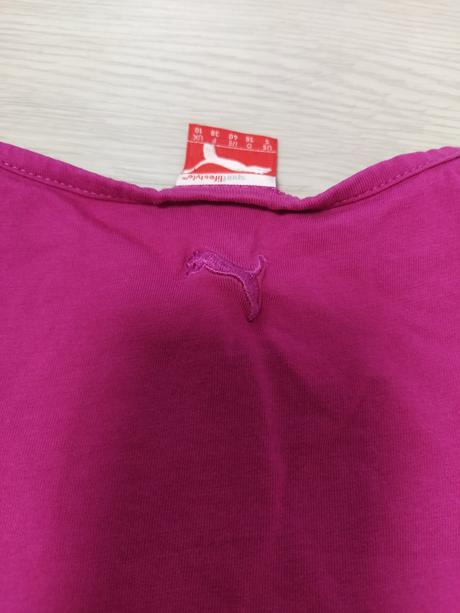 Cyklámenove tričko., puma,s