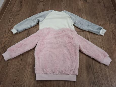 Predám 2 teplučké chlpaté mikiny, pepco,116