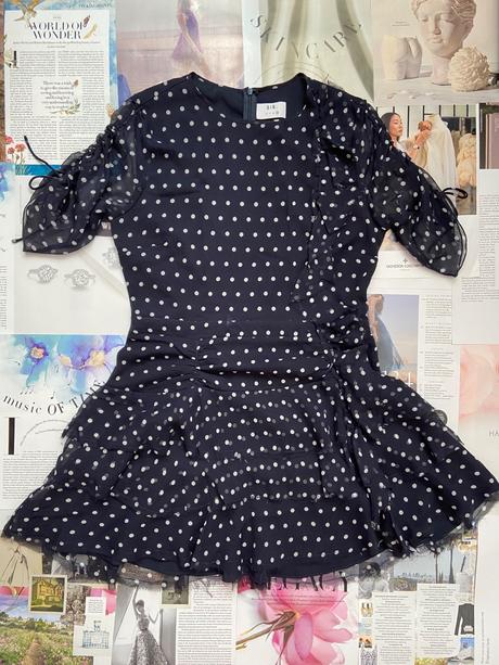 Sir. the label dizajnérske hodvábne šaty m/l, l