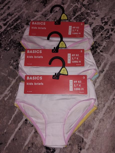 Detská spodná bielizeň nová, basics,116