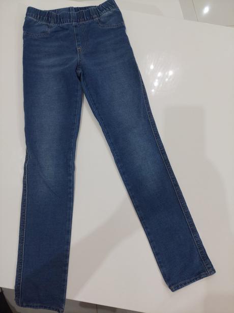 Riflove leginy, denim,128