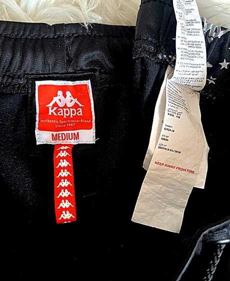 Dámske čierne tepláky/tepláky kappa, kappa,m