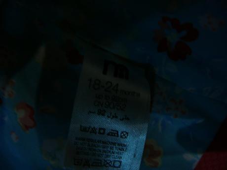 Dievcensky jarny kabatik, mothercare,92