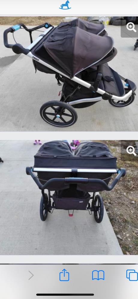 Kočík pre dvojičky thule, thule,thule urban glide 2