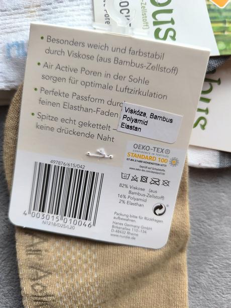 Priedušné bambusové ponožky, nízke, 39-42, 39 / 40 / 42