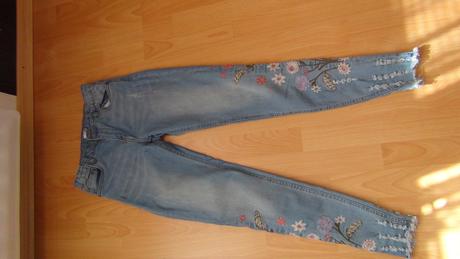 Dievčenské vyšívané rifle takko-158, takko,158