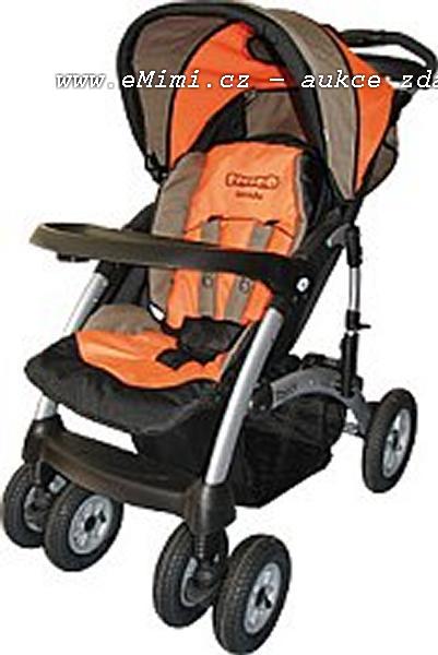 Poraďte kočík s malými nafukovacími kolesami