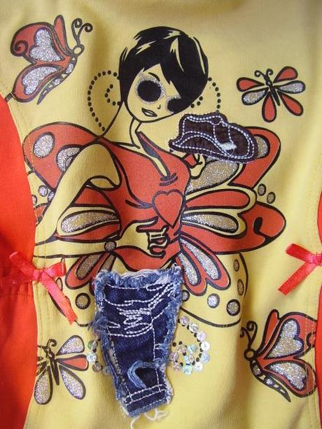 Oranžovo-žltý rolák veľ. 104-110, 104