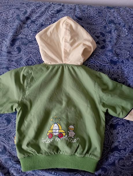 Detská prechodná bunda s kapucňou, frog,122