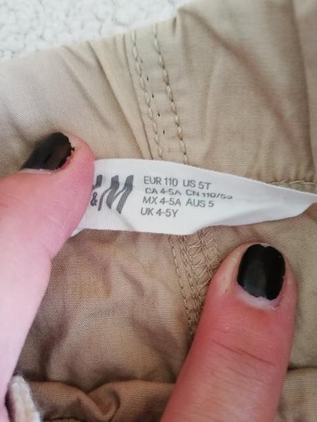 Kratase h&mky, h&m,110