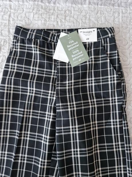 Kockované nohavice h&m, h&m,134
