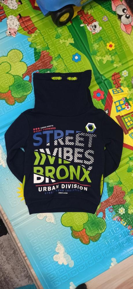 Tmavomodrá mikina, street one,128