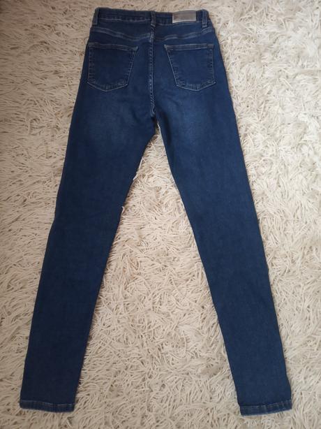 Dievčenské rifle, vysoký pás 34-36, 34