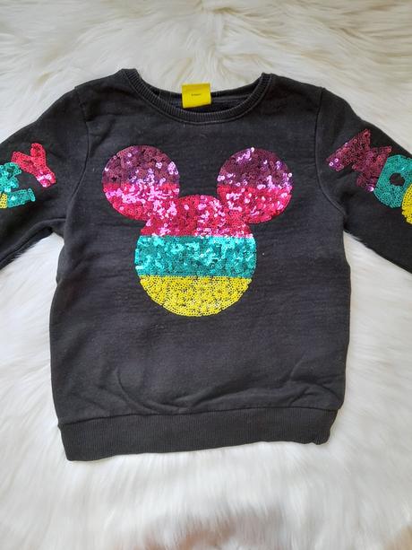 Flitrová mickey mikina, disney,104