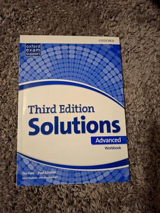 Cvičebnica solutions advanced pre sš, anglicky ja, 