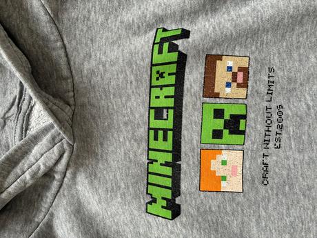 Minecraft h&m mikina, h&m,122