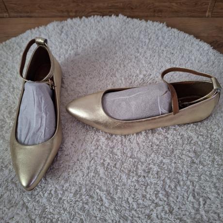 Nové kožené balerinky pc 59,99e, baťa,38