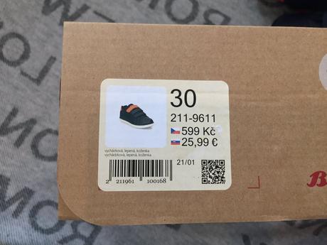 Chlapcenske tenisky 30, 31, baťa,30 / 31