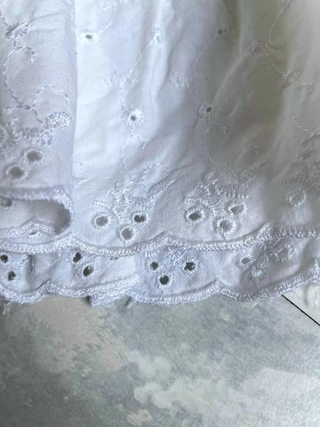 Letná sukňa s madeirou, fishbone,m