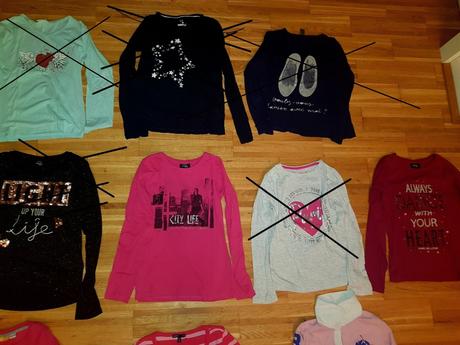 Dievčenské málo nosené tričká v.146/152, 3,-/ks, primark,146