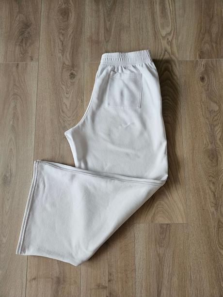 Široké teplákové nohavice vysoký pás, h&m,xl