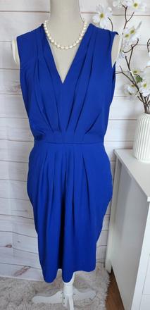 Krásne modré šaty h&m, h&m,36