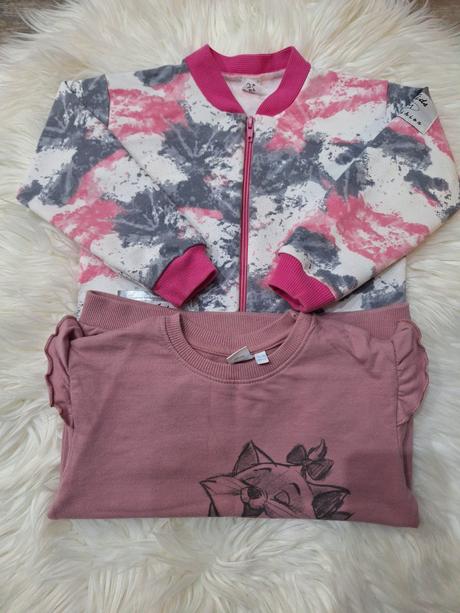 2 x krasna mikinka, disney,98