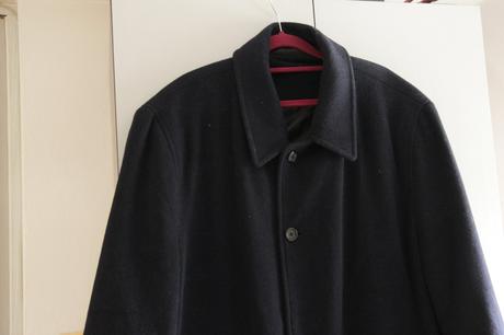 Tmavo modrý dámsky kabát xxxl, xxxl