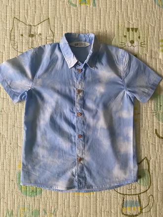 Košeľa krátky rukáv, h&m,116