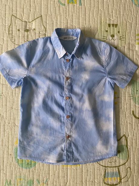 Košeľa krátky rukáv, h&m,116