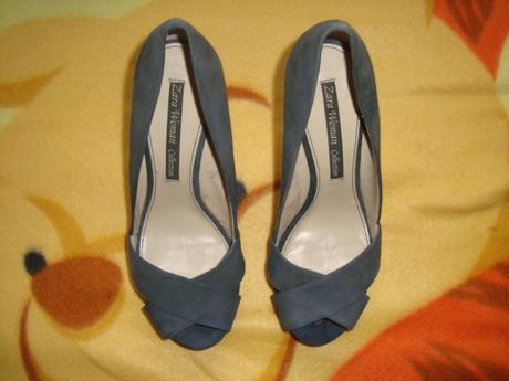 Modre sandalky, zara,38