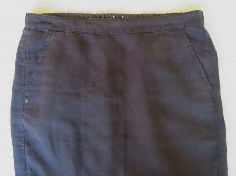 Ľanová sukňa sandwich, veľ. l, l