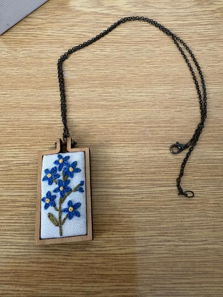 Prívesok - nezábudka, 