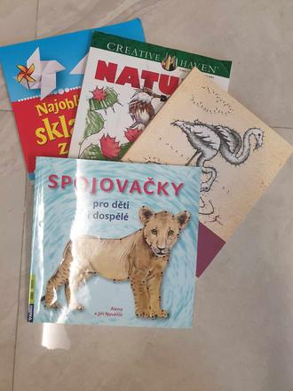 Spojovačky 3 knihy + kniha skladačky z papiera,