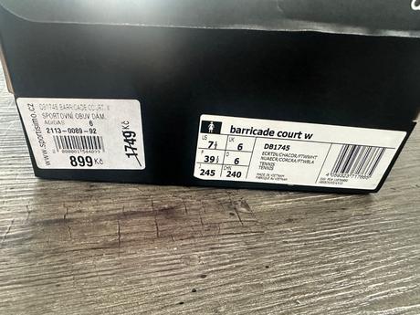 Tenisky adidas barricade court w, adidas,39