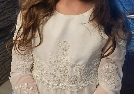 Krasne biele saty -nové, 140