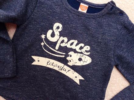 Mikinka koton  space, 98