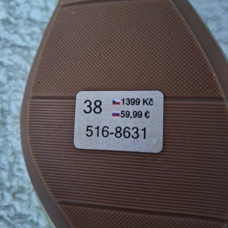 Nové kožené balerinky pc 59,99e, baťa,38