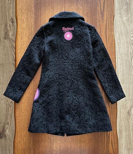 Luxusný kabátik desigual s mandalami 7/8 rokov, desigual,128