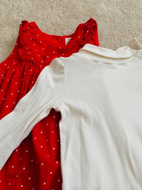 Gap mančestrové šaty a body s dlhým rukávom (18-24, gap,98