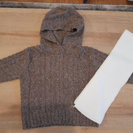 Svetrík so šálikom, cherokee,92