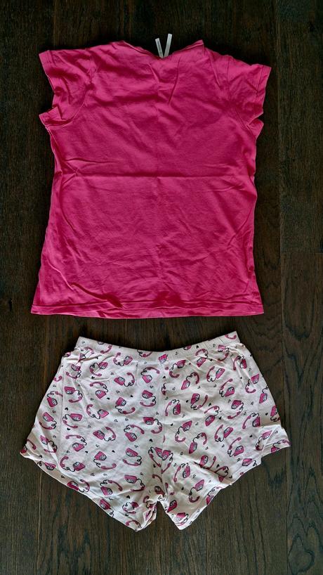 Krasne tenke bavlnene letne pyzamko v super stave, tezenis,134