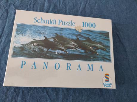 Schmidt puzzle - panorama 1000 dielov delfíny,