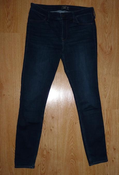 Tmavomodré elastické, abercrombie&fitch,36