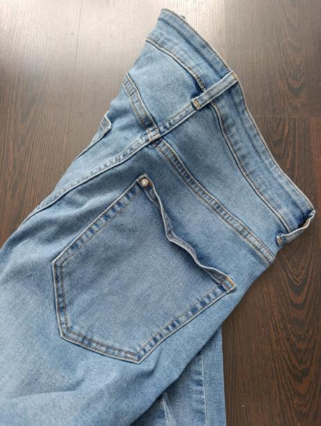 H&m skinny rifle s vysokým pásom, h&m,s